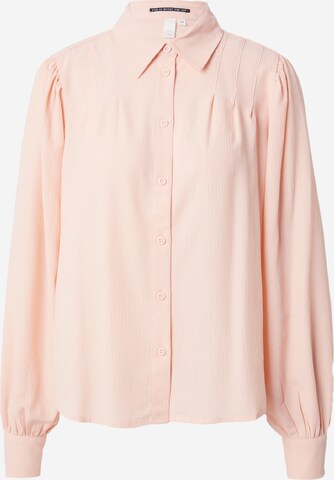 QS Blouse in Oranje: voorkant