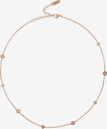 Chic by Lirette - Colar 'Necklace Rome Clover' em ouro: frente