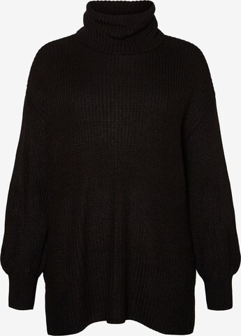 Pull-over 'SAYLA' Vero Moda Curve en noir : devant