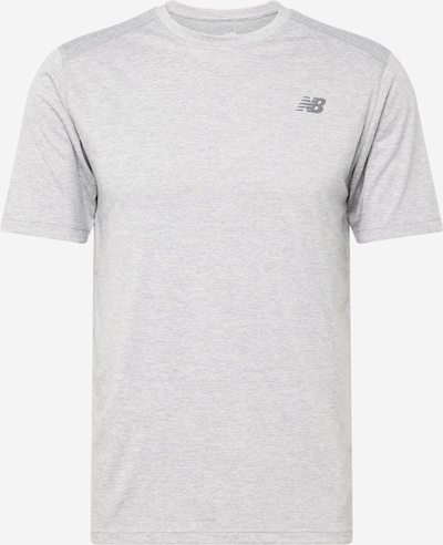 new balance T-Shirt fonctionnel en gris argenté / gris chiné, Vue avec produit