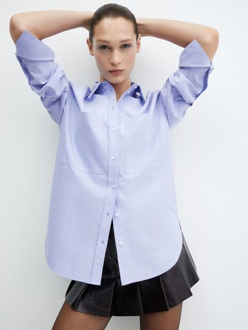 MANGO Blouse 'Jox' in Blue