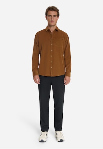 Regular fit Camicia di No Excess in marrone