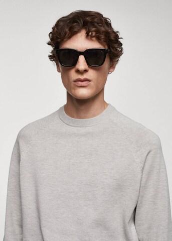 MANGO MAN Pullover 'Ten in Grau