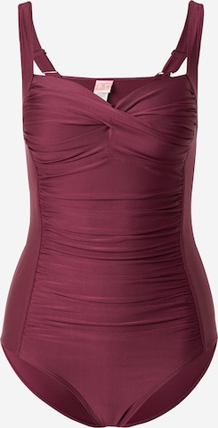 Bustier Maillot de bain 'Ocean' Hunkemöller en violet : devant