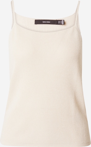 Tops en tricot 'NEWLEXSUN' VERO MODA en beige : devant