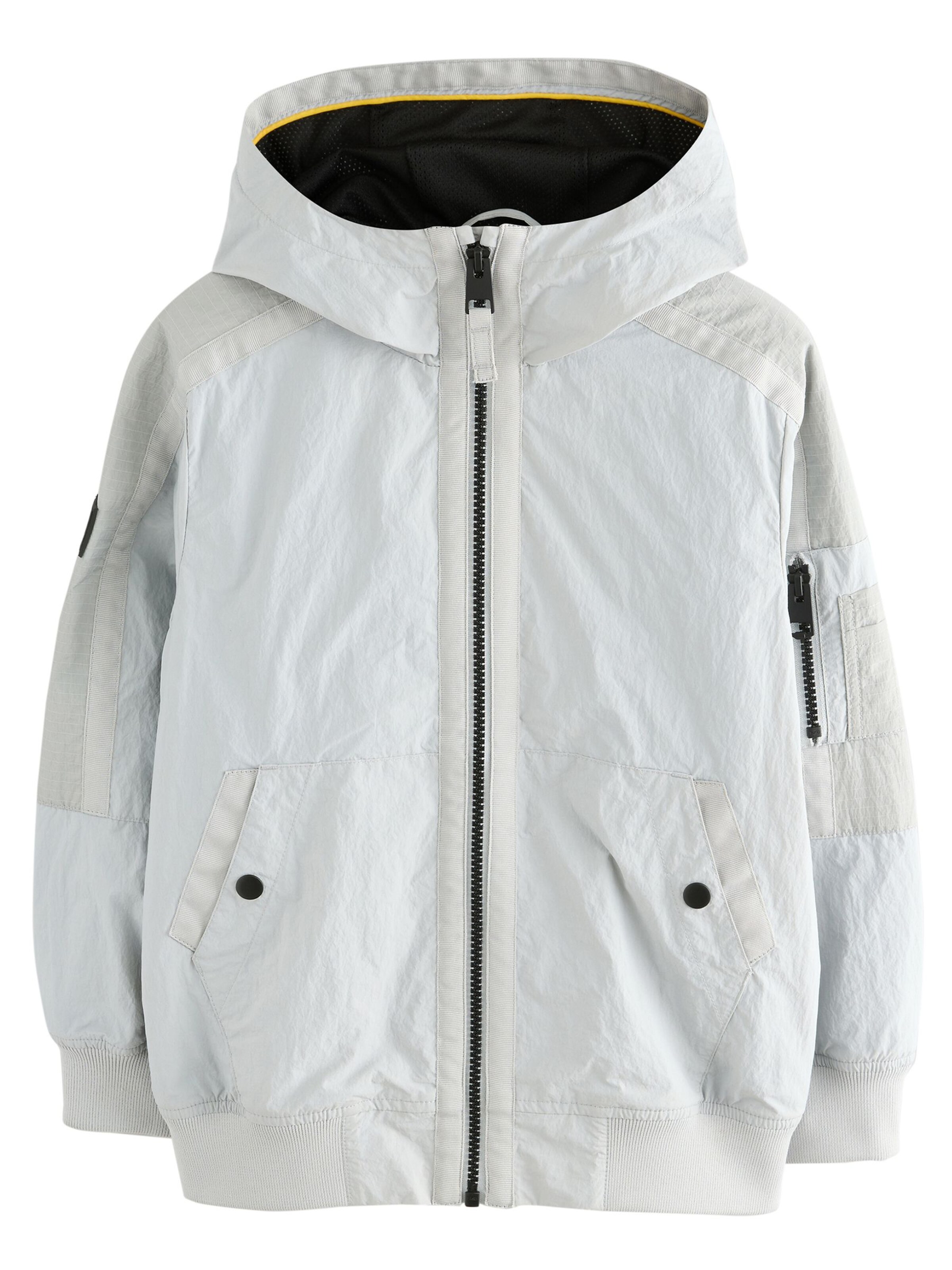 pelēks Next Starpsezonu jaka: no priekšpuses