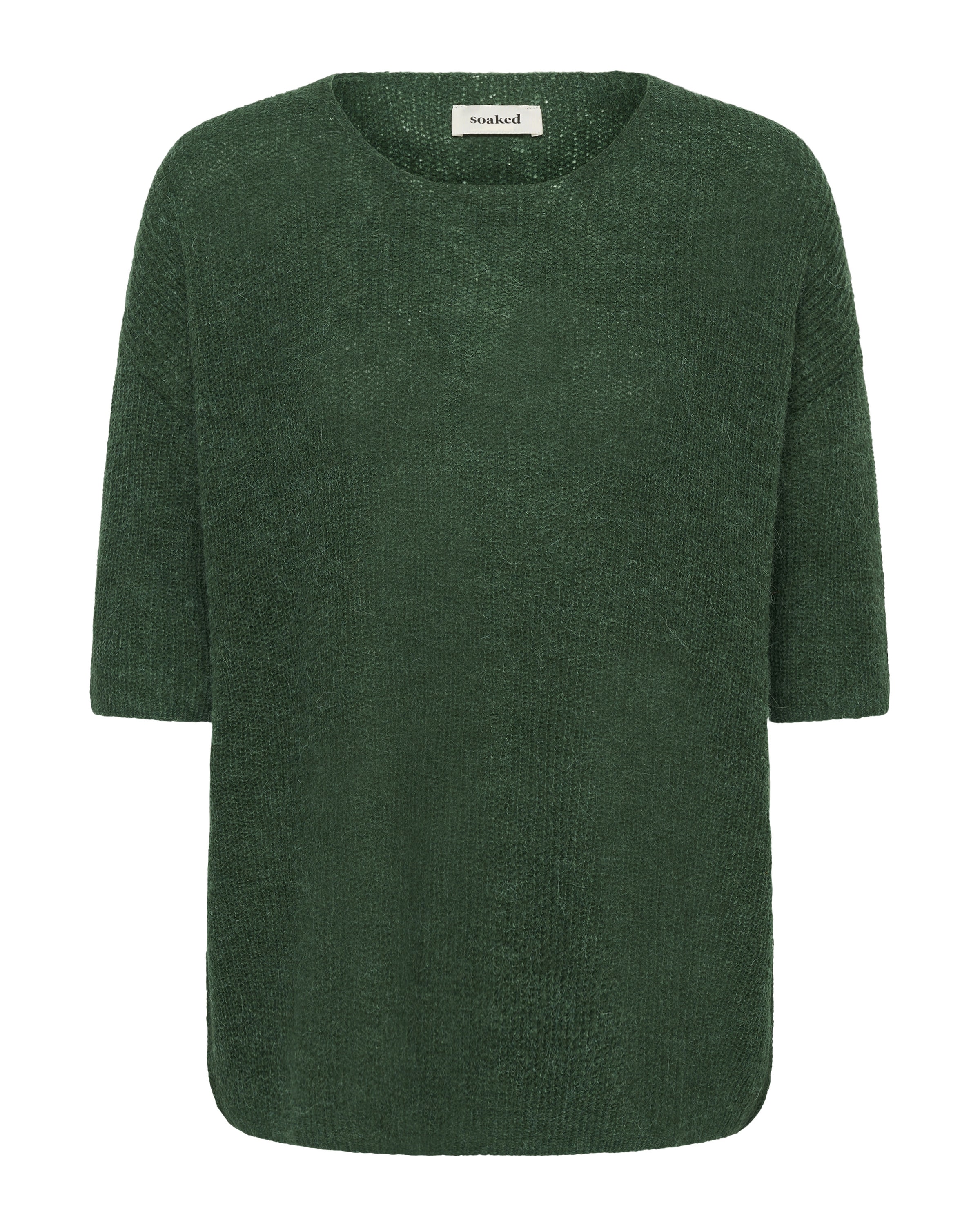 SOAKED IN LUXURY Pullover 'SLTuesday' in Grün: Vorderseite