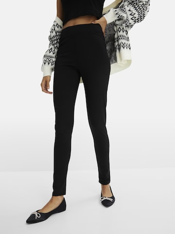 bonprix Skinny Legíny - Čierna