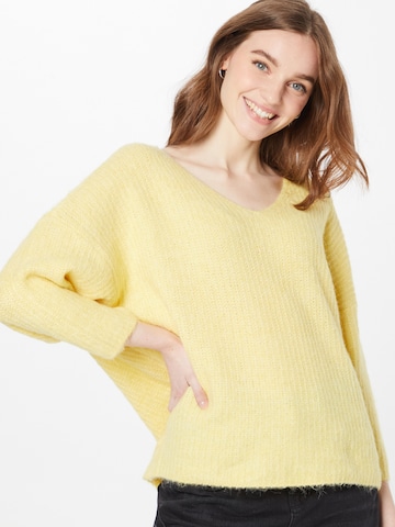 VERO MODA Sweter 'Julie' w kolorze żółty: przód