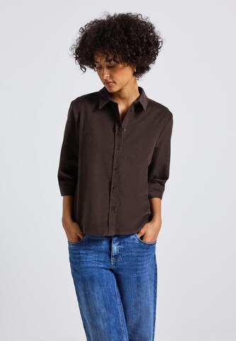 STREET ONE Blouse in Brown: front