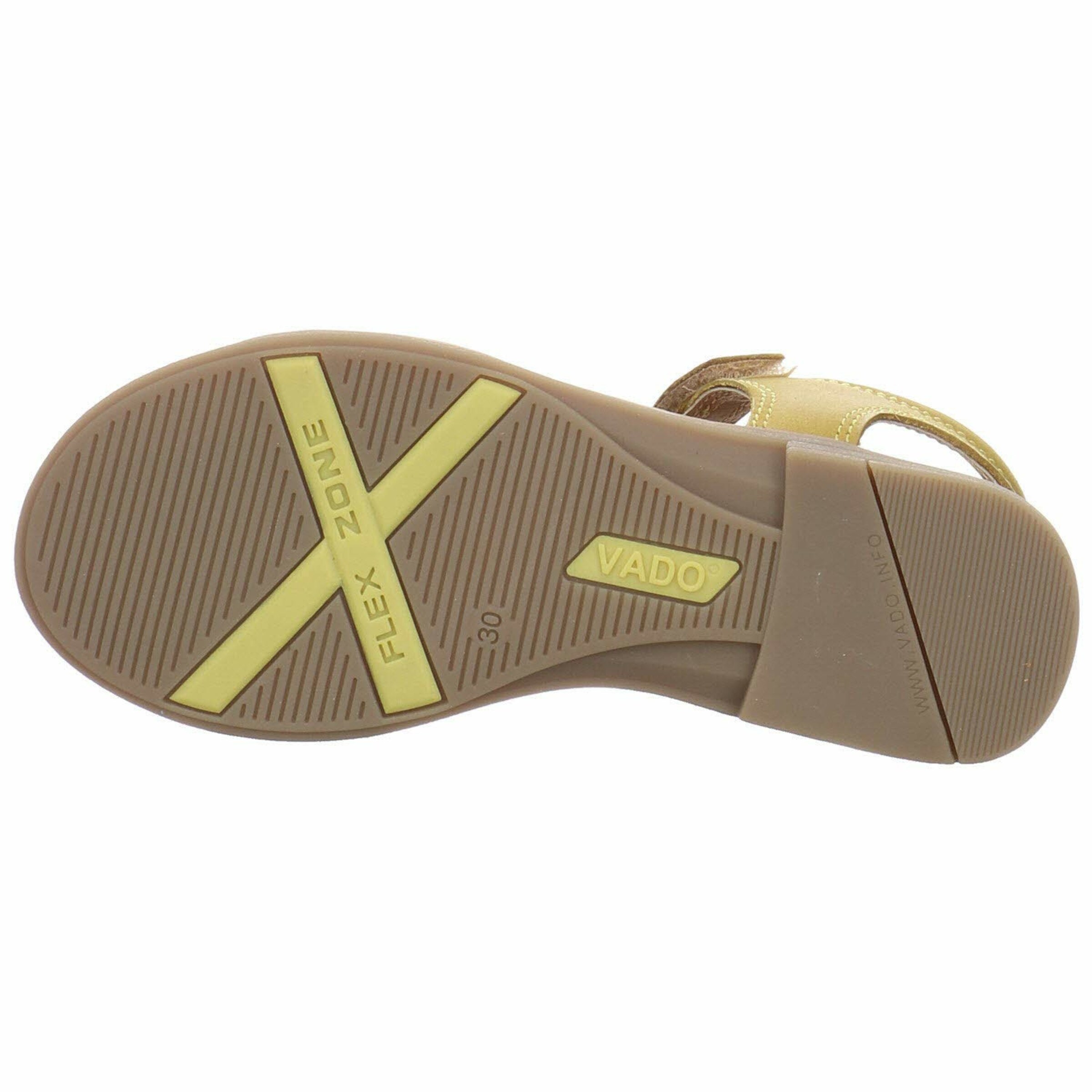 Vado Strap sandal in Yellow