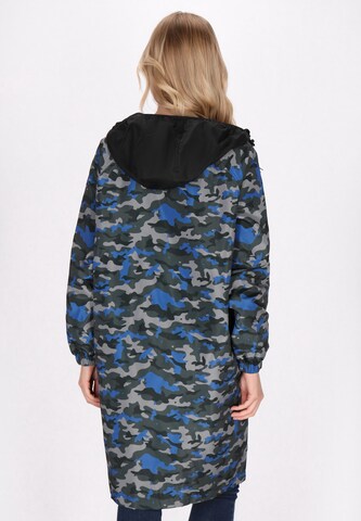 urban rain by Schmuddelwedda Outdoormantel in Blauw