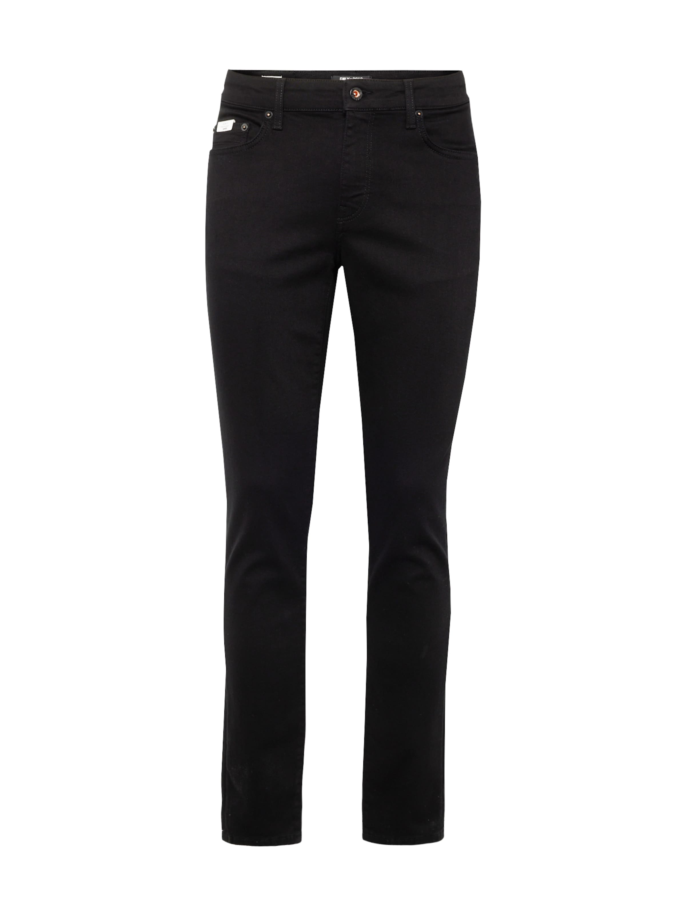 Only & Sons Slimfit Jeans 'ONSLoom' in Zwart: voorkant