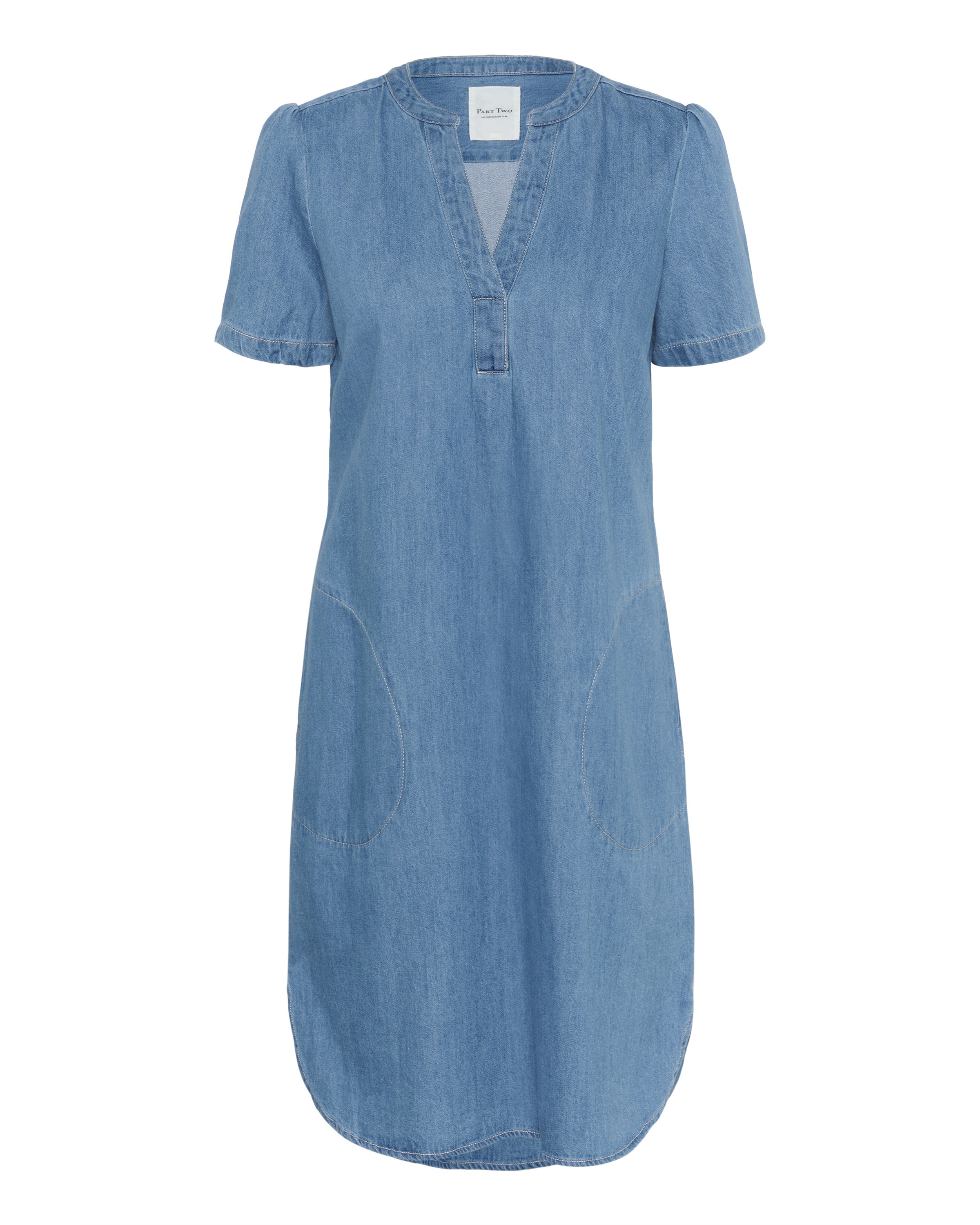 Part Two Kleid 'Aminase' in Blau: Vorderseite