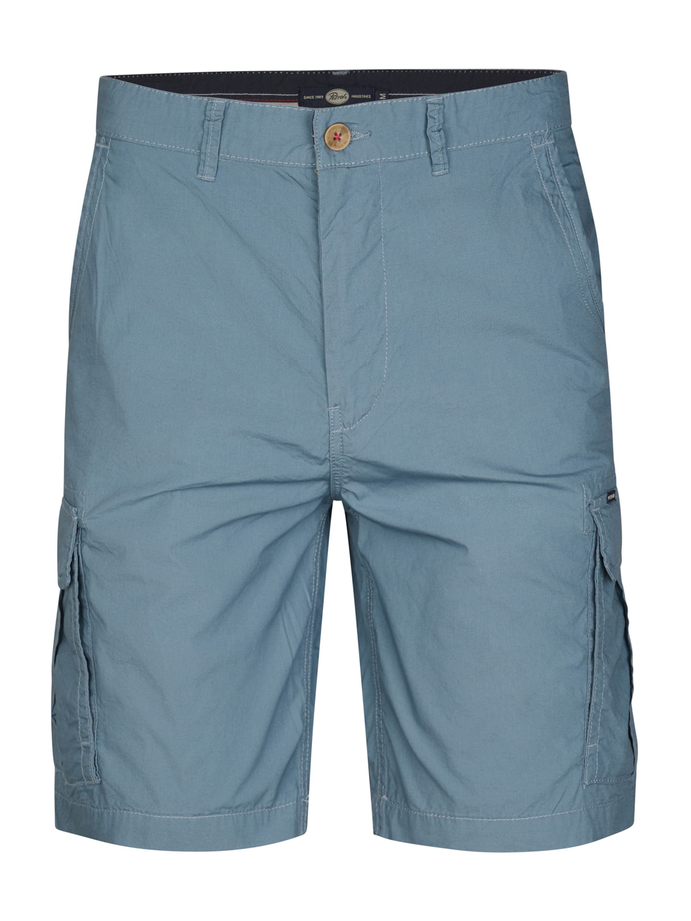 Petrol Industries Cargo trousers in Blue: front