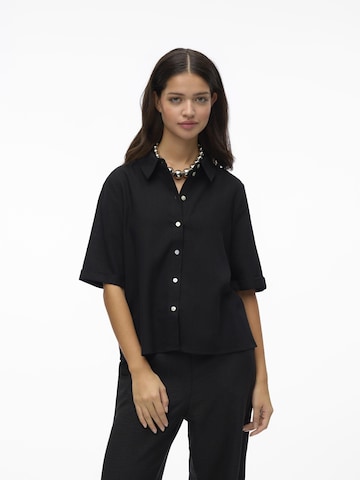 VERO MODA Blouse 'Mymilo' in Zwart: voorkant