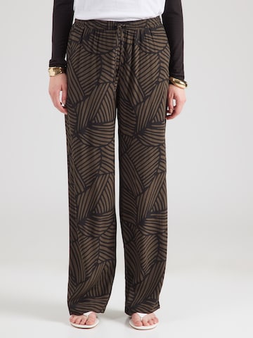 OPUS Loosefit Broek 'Marou' in Zwart: voorkant