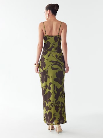 BWLDR Платье 'ALLANA' в Зеленый: сзади