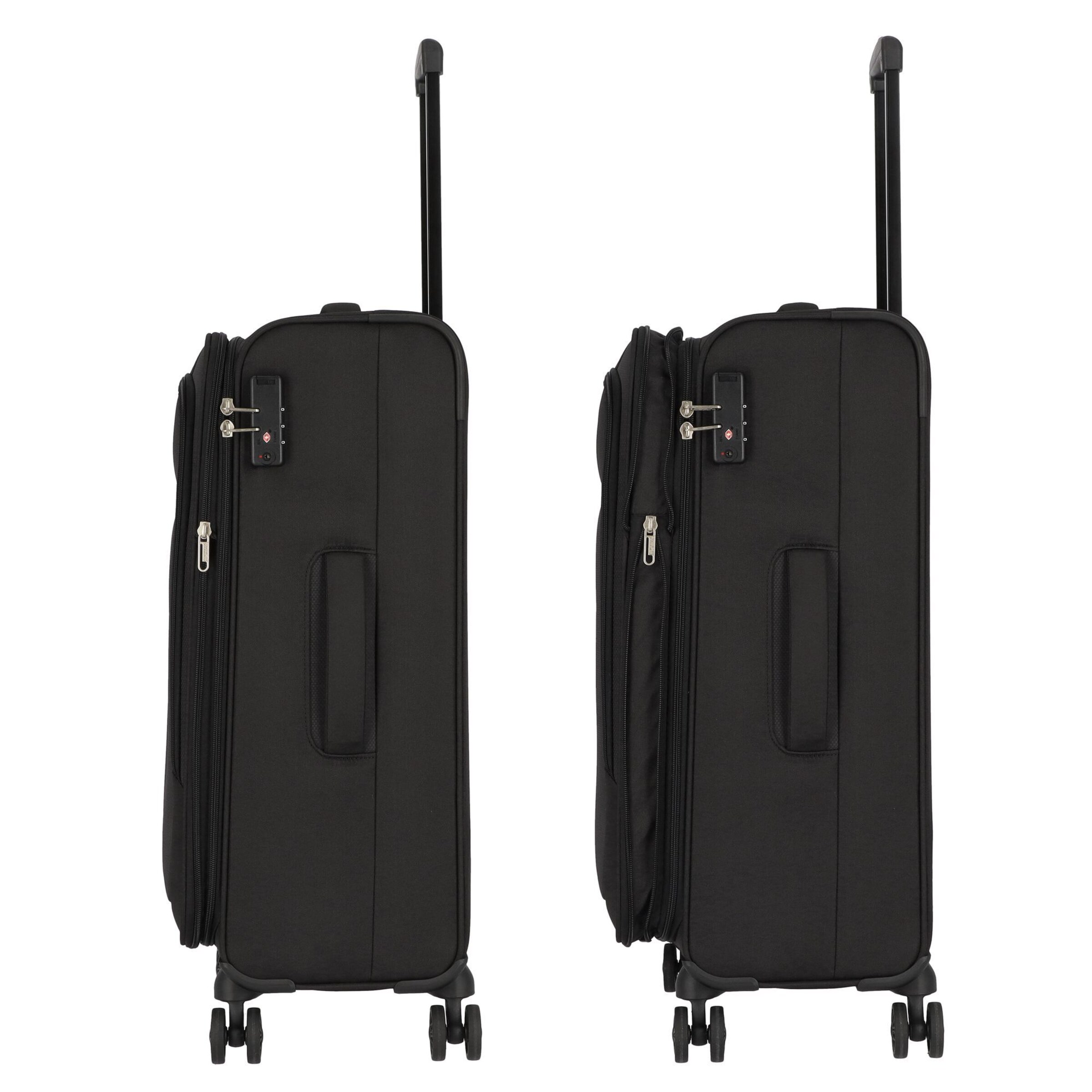 American Tourister Kofferset 'Street Roll' in Schwarz