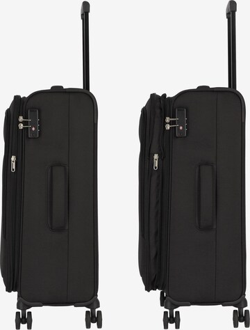 American Tourister Kofferset 'Street Roll' in Zwart