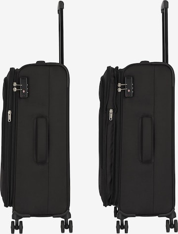 American Tourister Suitcase Set 'Street Roll' in Black