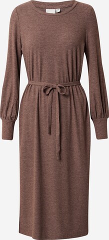 Robe ICHI en marron : devant