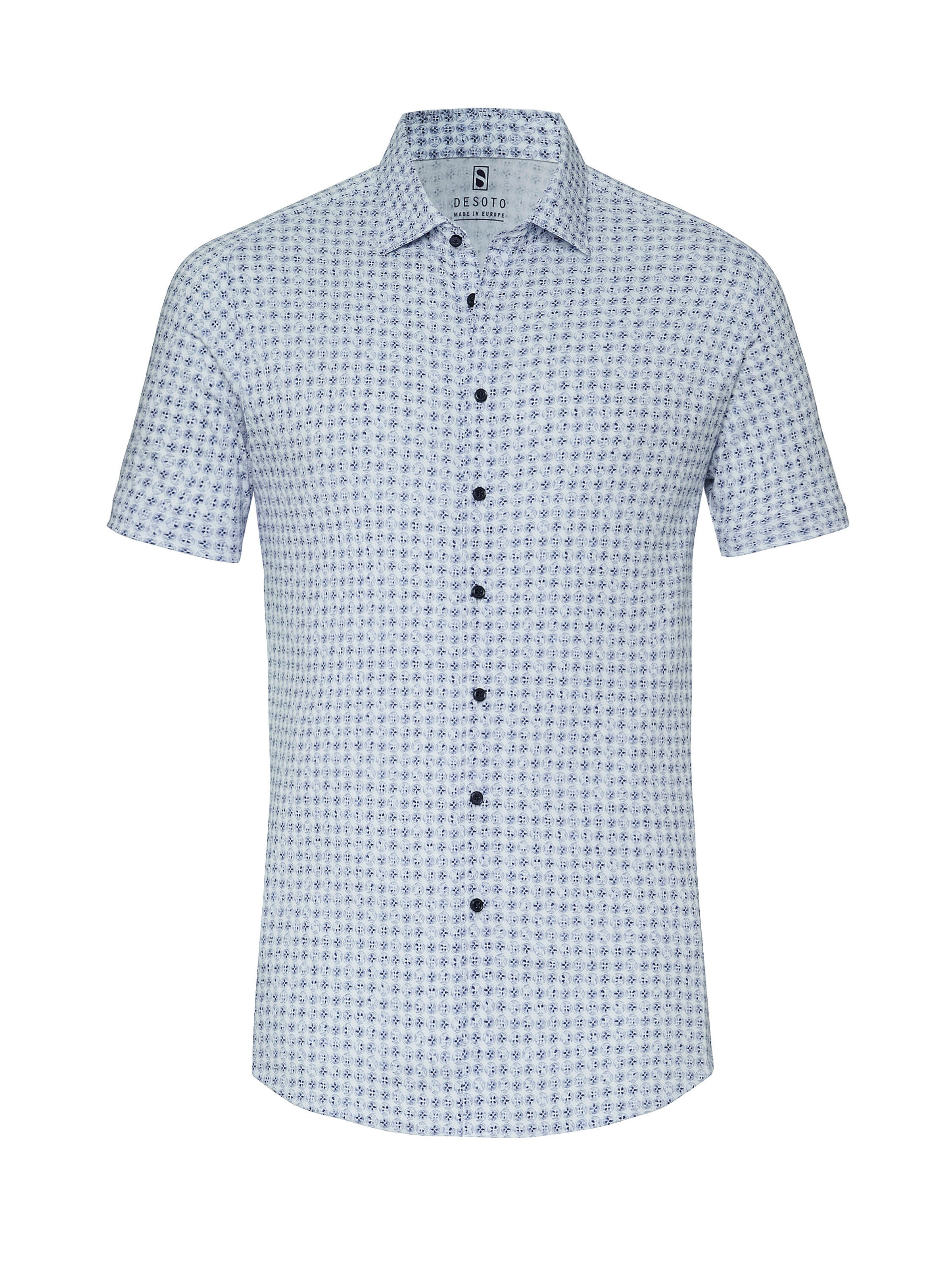 DESOTO Button Up Shirt in Blue, Item view