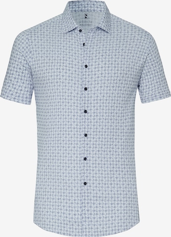 DESOTO Slim fit Overhemd in Blauw: voorkant
