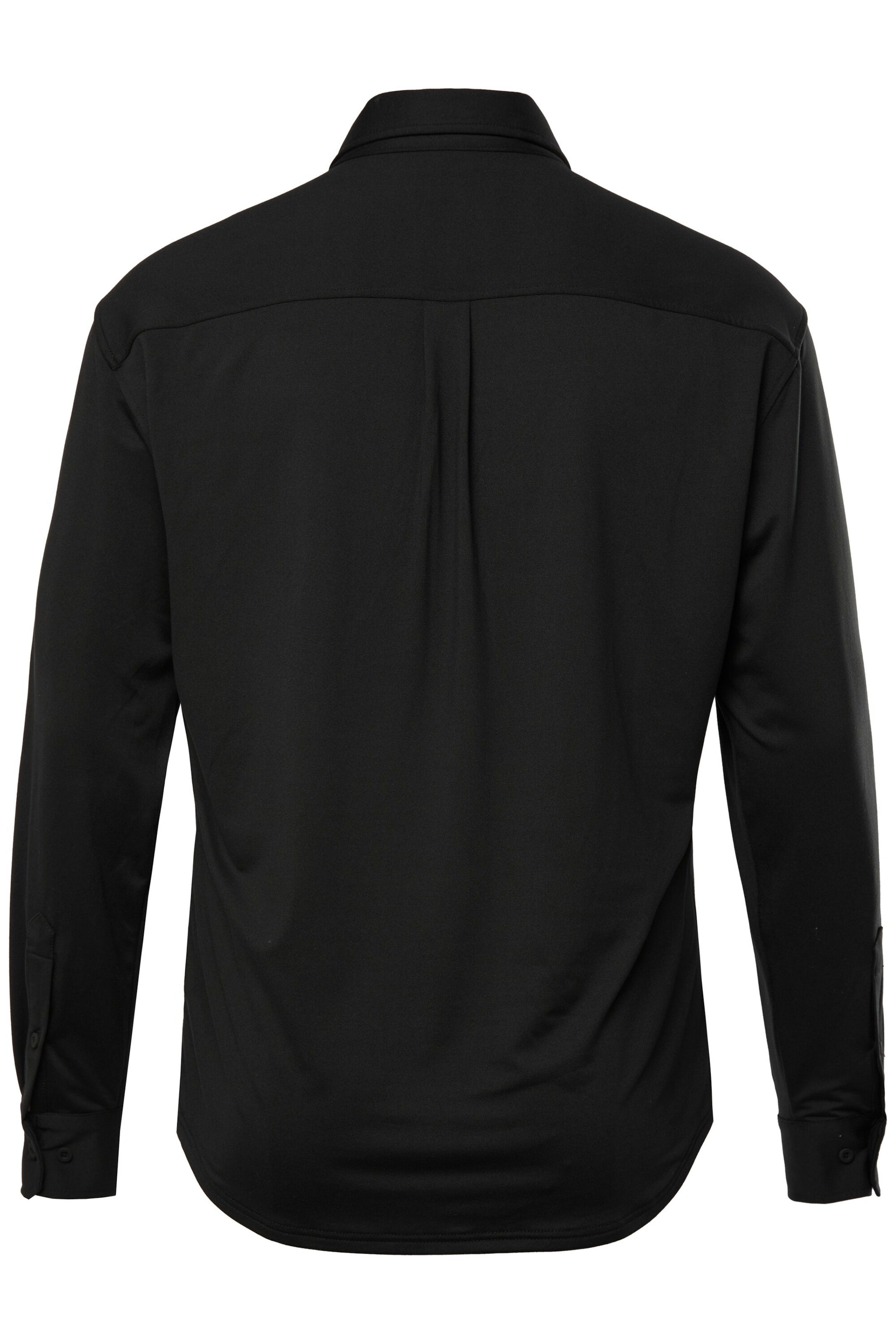 JAY-PI Regular Fit Funktionshemd in Schwarz