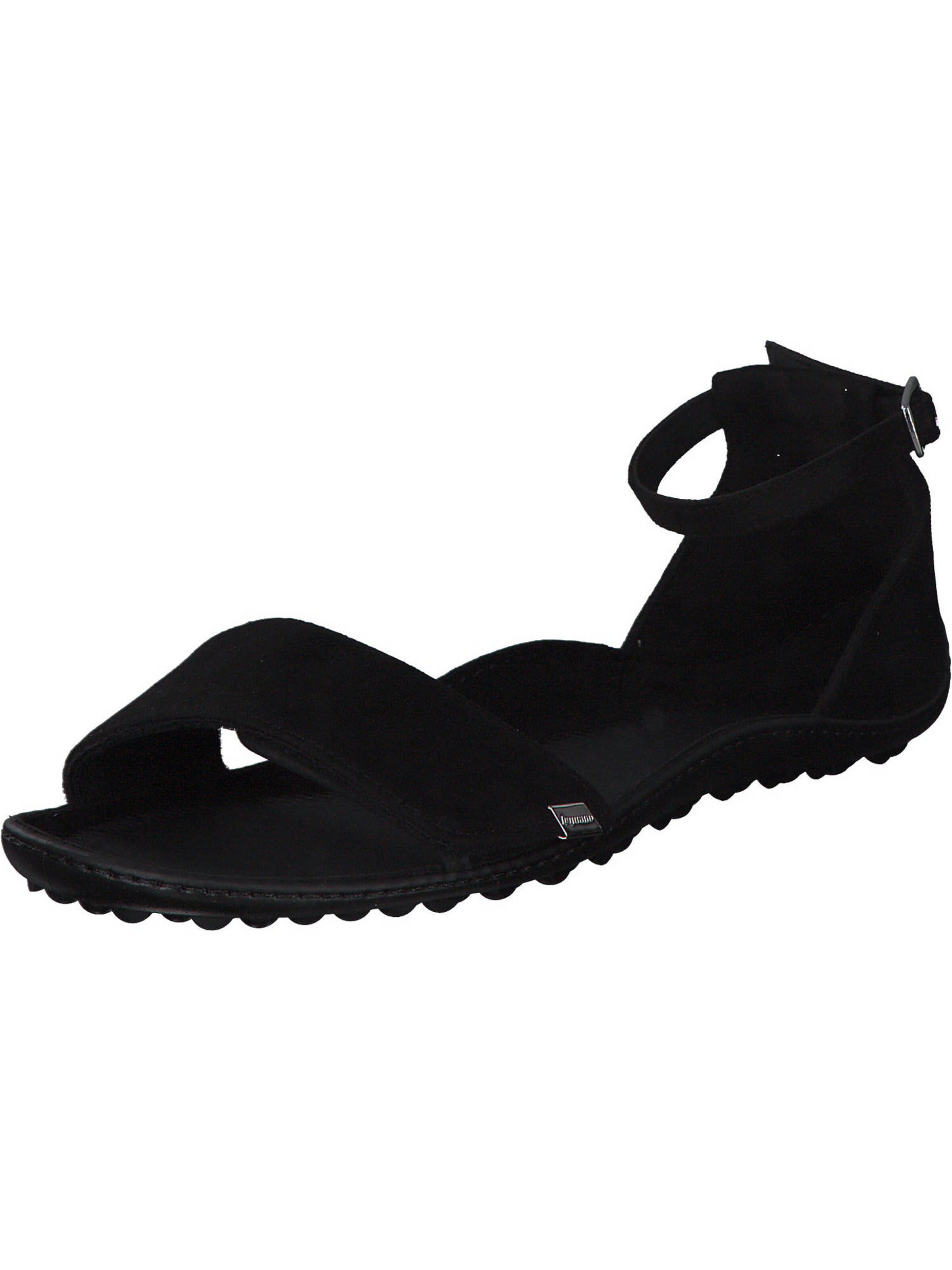 Leguano Strap Sandals in Black: front