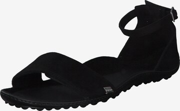 Leguano Sandaal in Zwart: voorkant