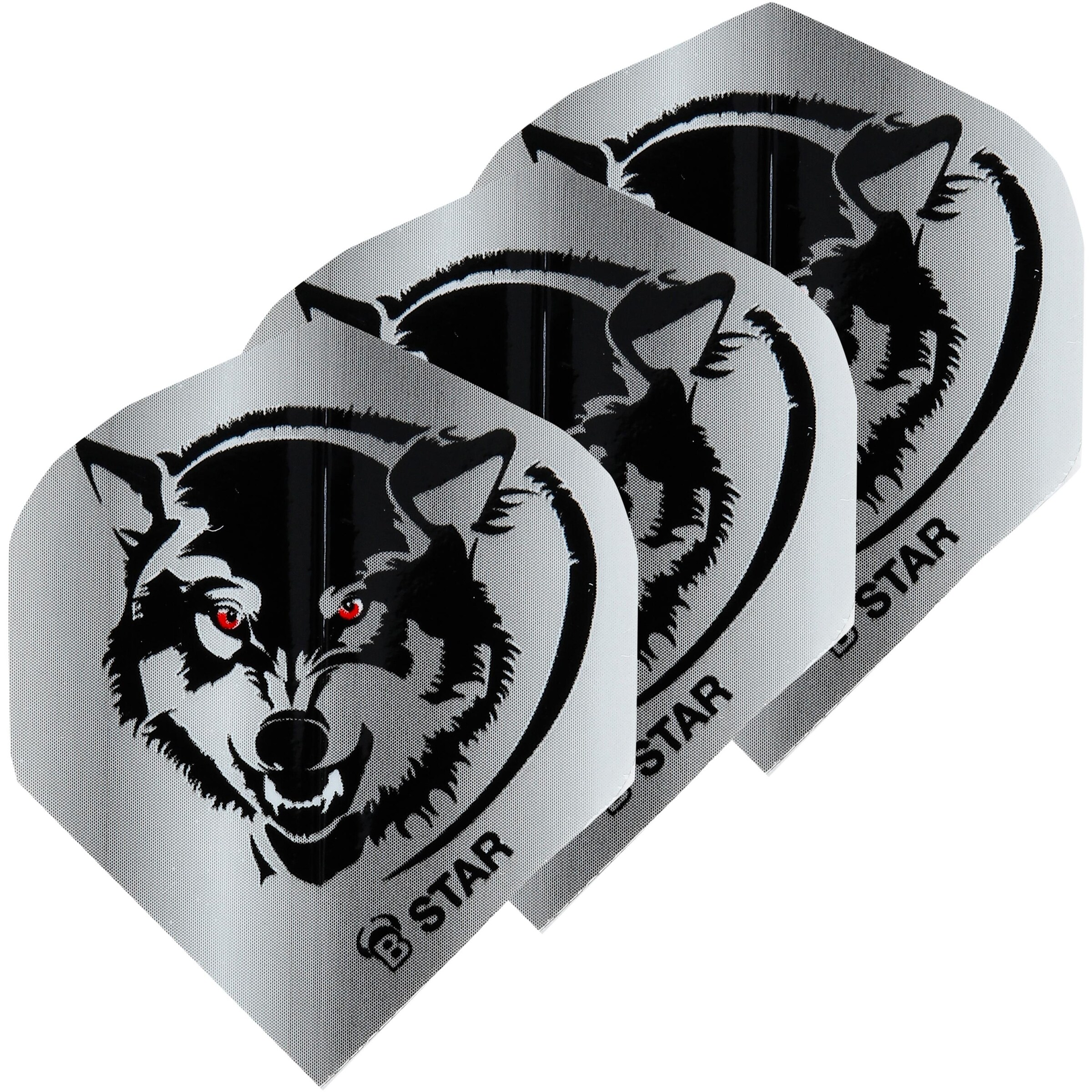 BULL'S Dartpfeil in Grau: Vorderseite