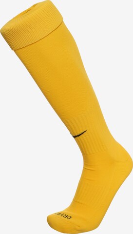 NIKE Soccer Socks 'Classic II' in Yellow: front
