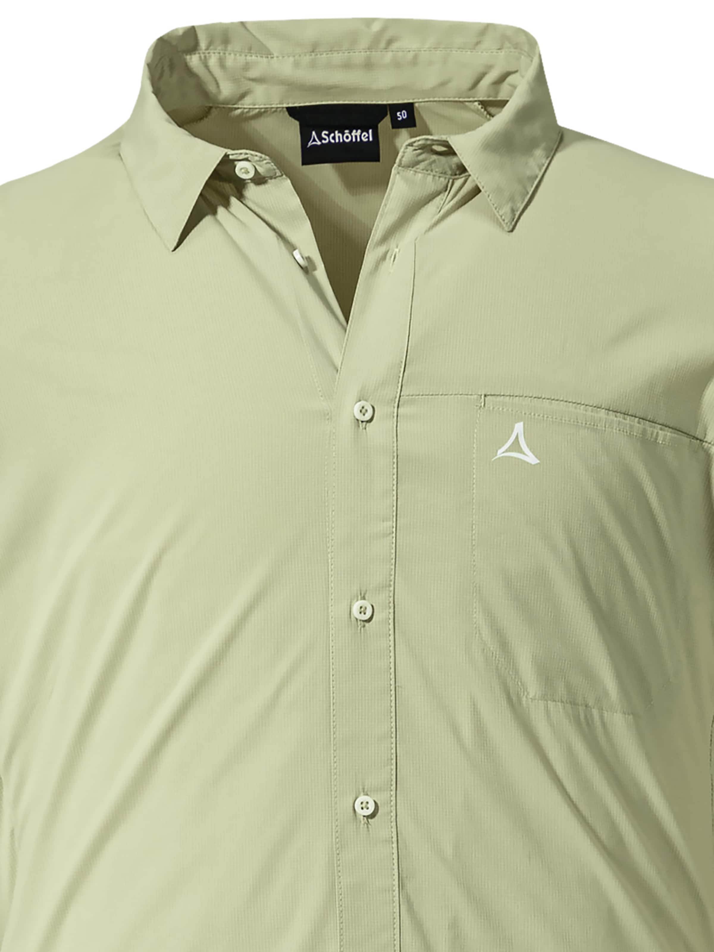 Coupe regular Chemise fonctionnelle 'Hohe Reuth' Schöffel en vert