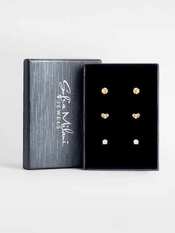 Sofia Milani Schmuckset 'Heart Ball Zirconia'‌‌‌‌‌ in Gold