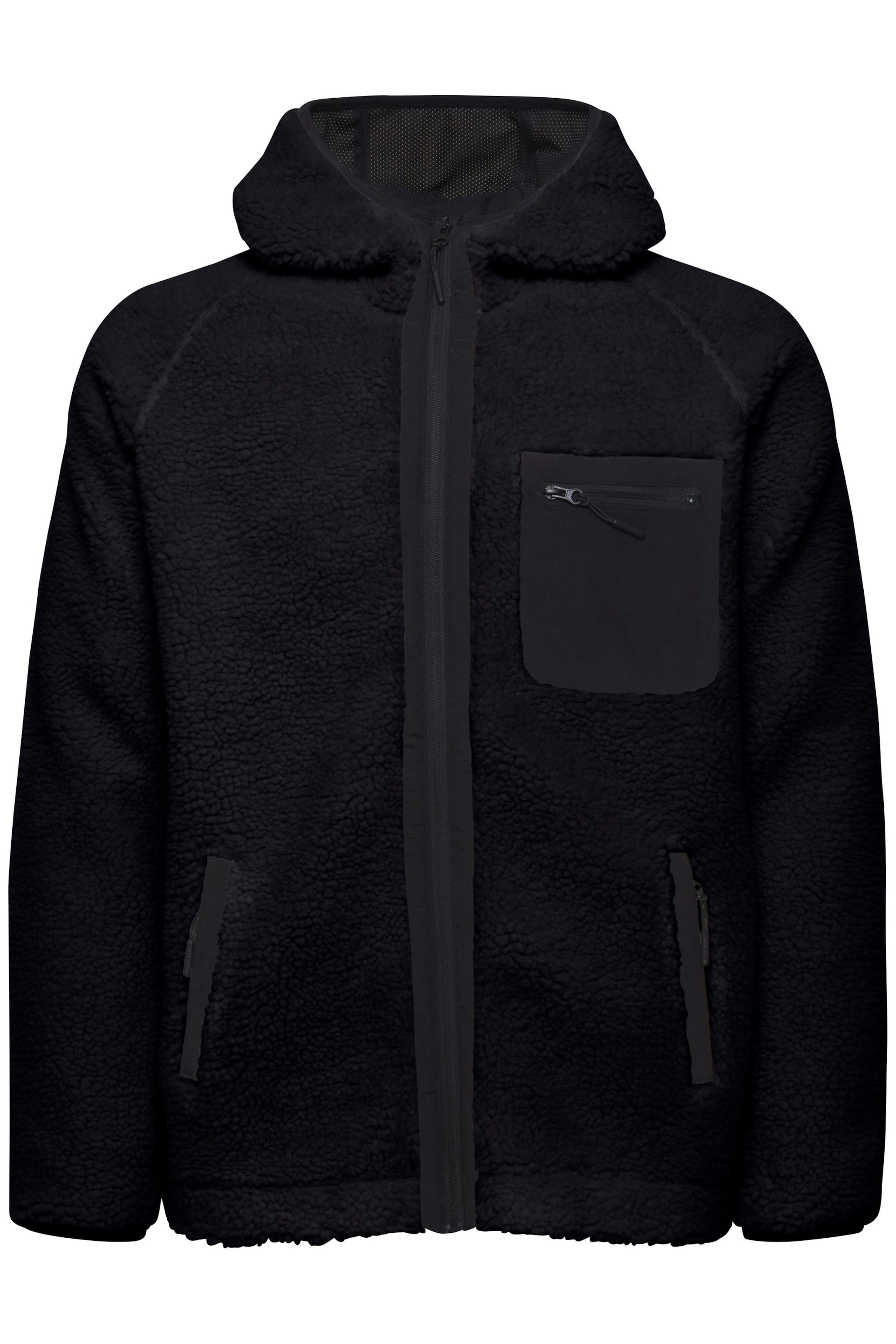 INDICODE JEANS Sweatjacke in Schwarz: Vorderseite