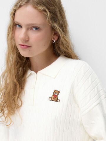 Pull-over Bershka en beige