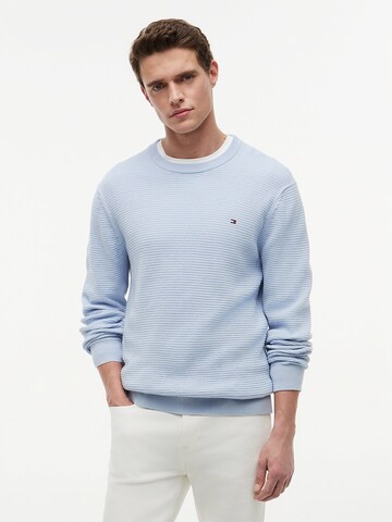 Pull-over TOMMY HILFIGER en bleu : devant