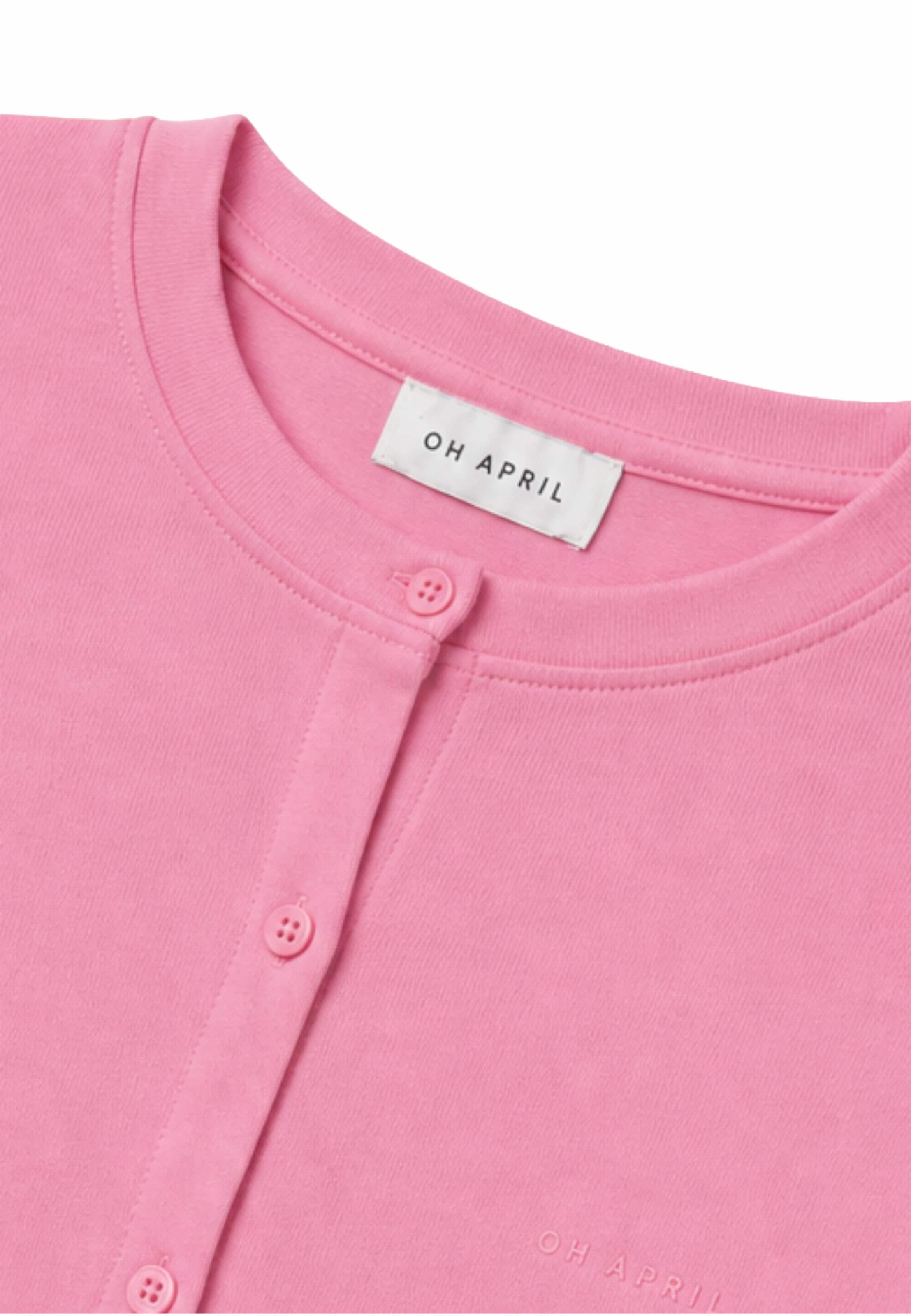 OH APRIL Gebreid vest 'Tima Jersey' in Roze