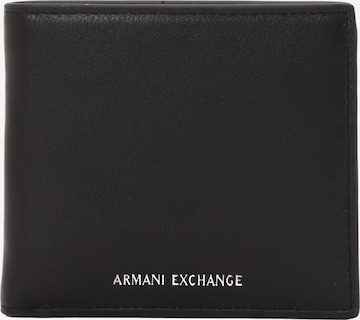 juoda ARMANI EXCHANGE Piniginė: priekis