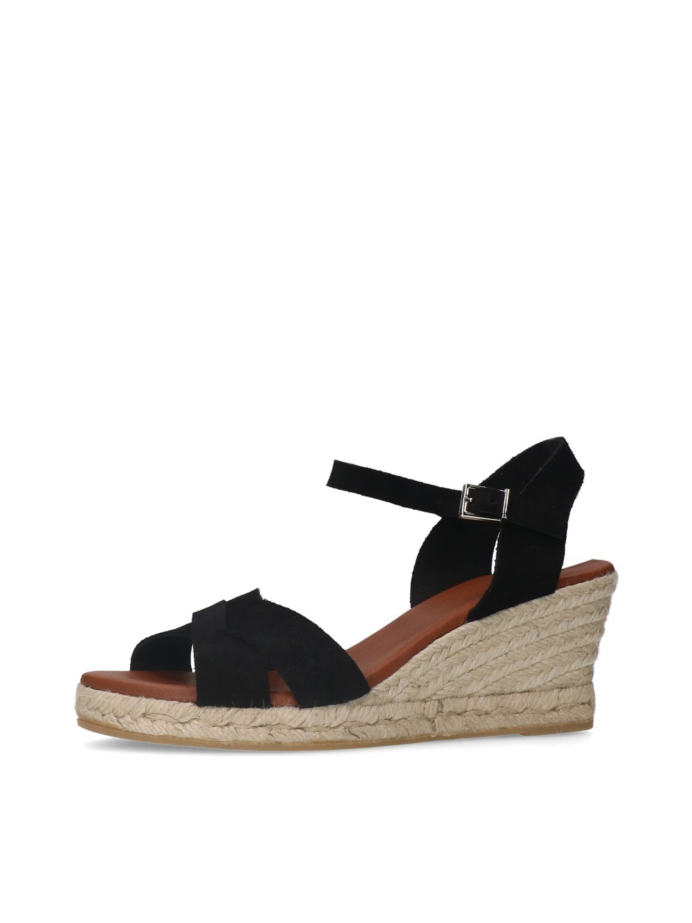 MANFIELD Sandale in schwarz, Produktansicht