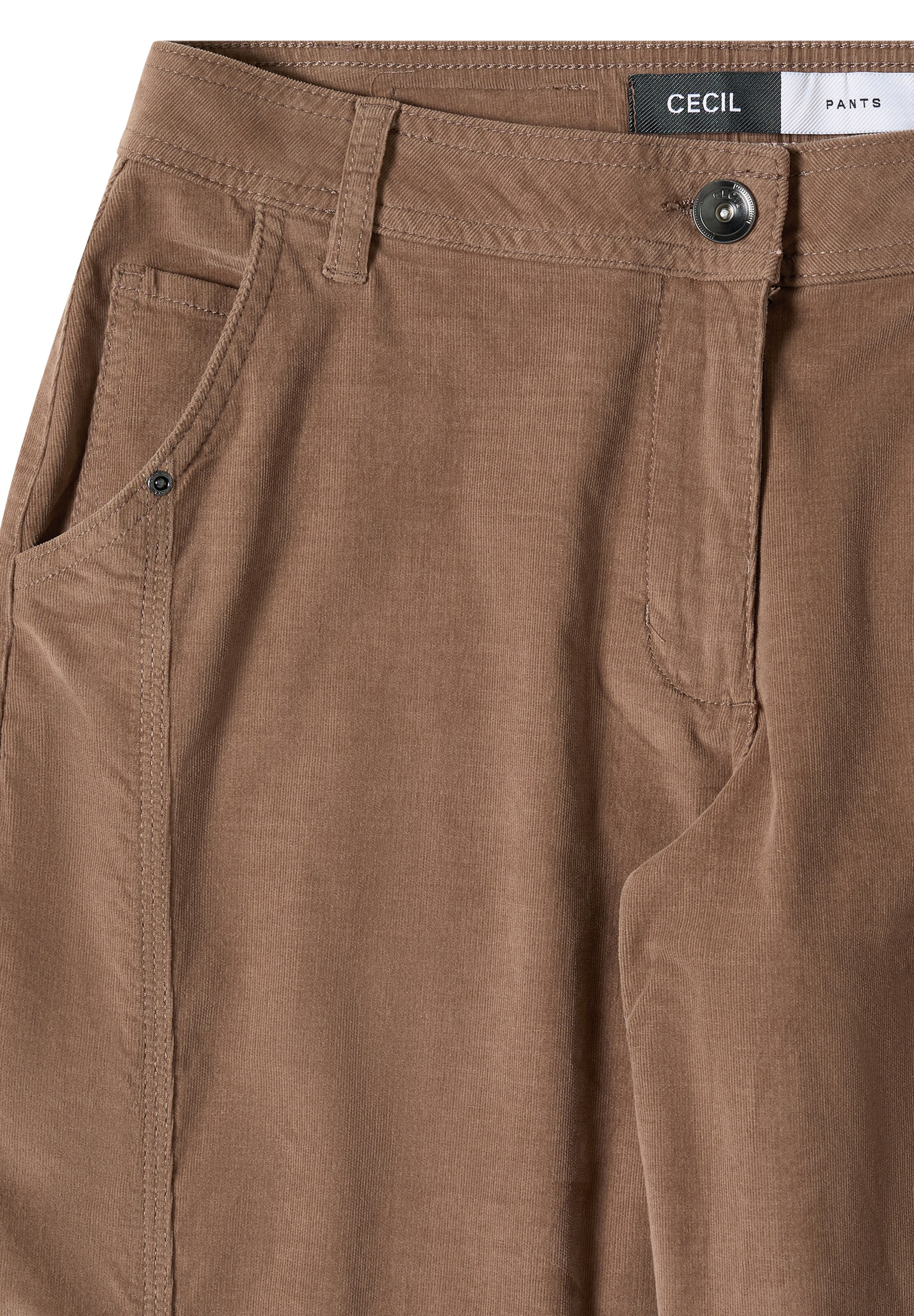 CECIL - Barrel Pantalón 'Scarlett' en marrón