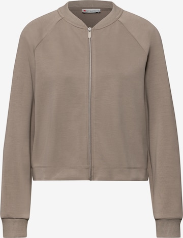 STREET ONE Strickjacke in Braun: Vorderseite
