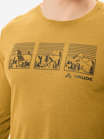 VAUDE Functioneel shirt 'Rosemoor III' in Geel