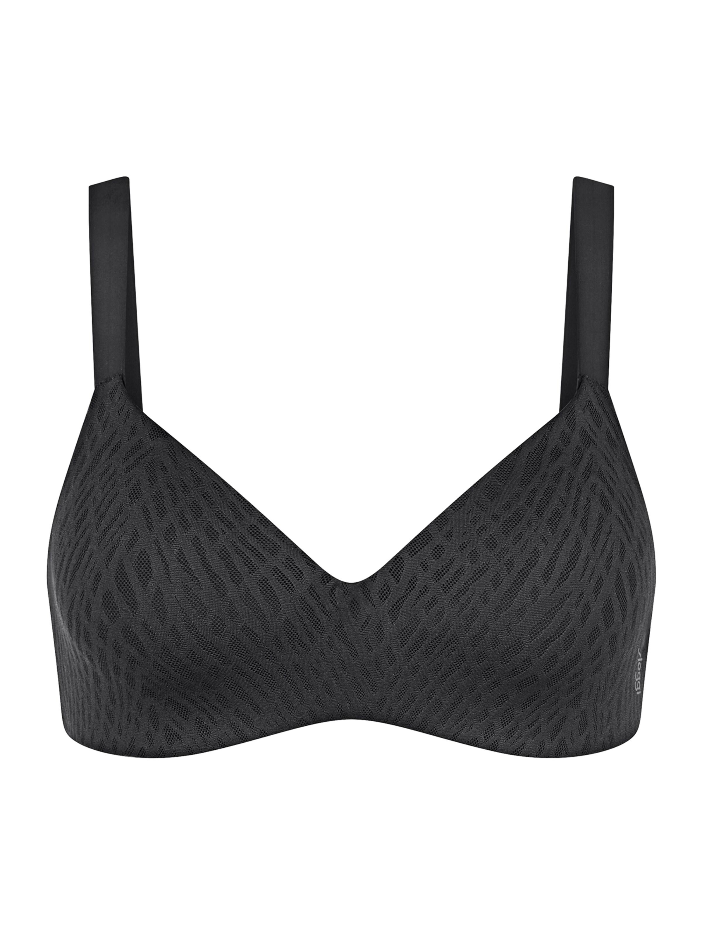 SLOGGI T-Shirt-BH ' Blue ZERO Feel Bliss THE UP ' in Schwarz: Vorderseite
