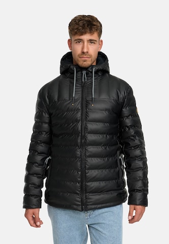 INDICODE JEANS Between-season jacket 'INAmiso' in Black: front