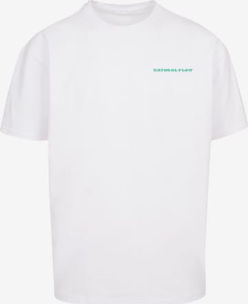 Merchcode Shirt 'Natural Flow' in Wit: voorkant