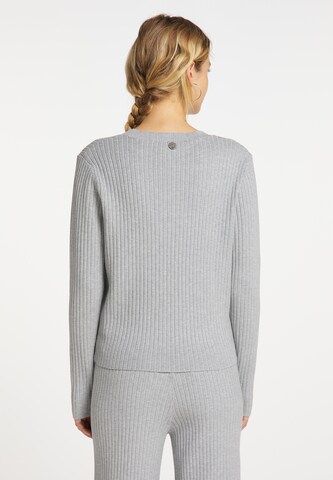 DreiMaster Maritim Knit Cardigan in Grey