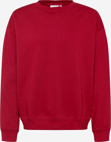 WEEKDAY Sweatshirt in Rood: voorkant