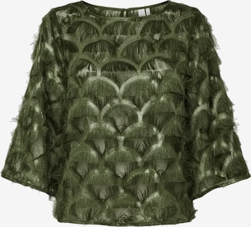 YAS - Blusa 'YASPAZILLA' en verde: frente